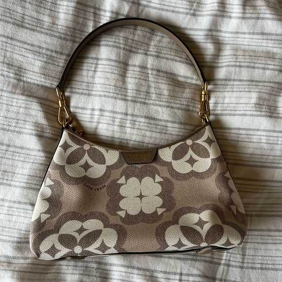 Kate spade flower monogram Reece small shoulder bag - Picture 2 of 4